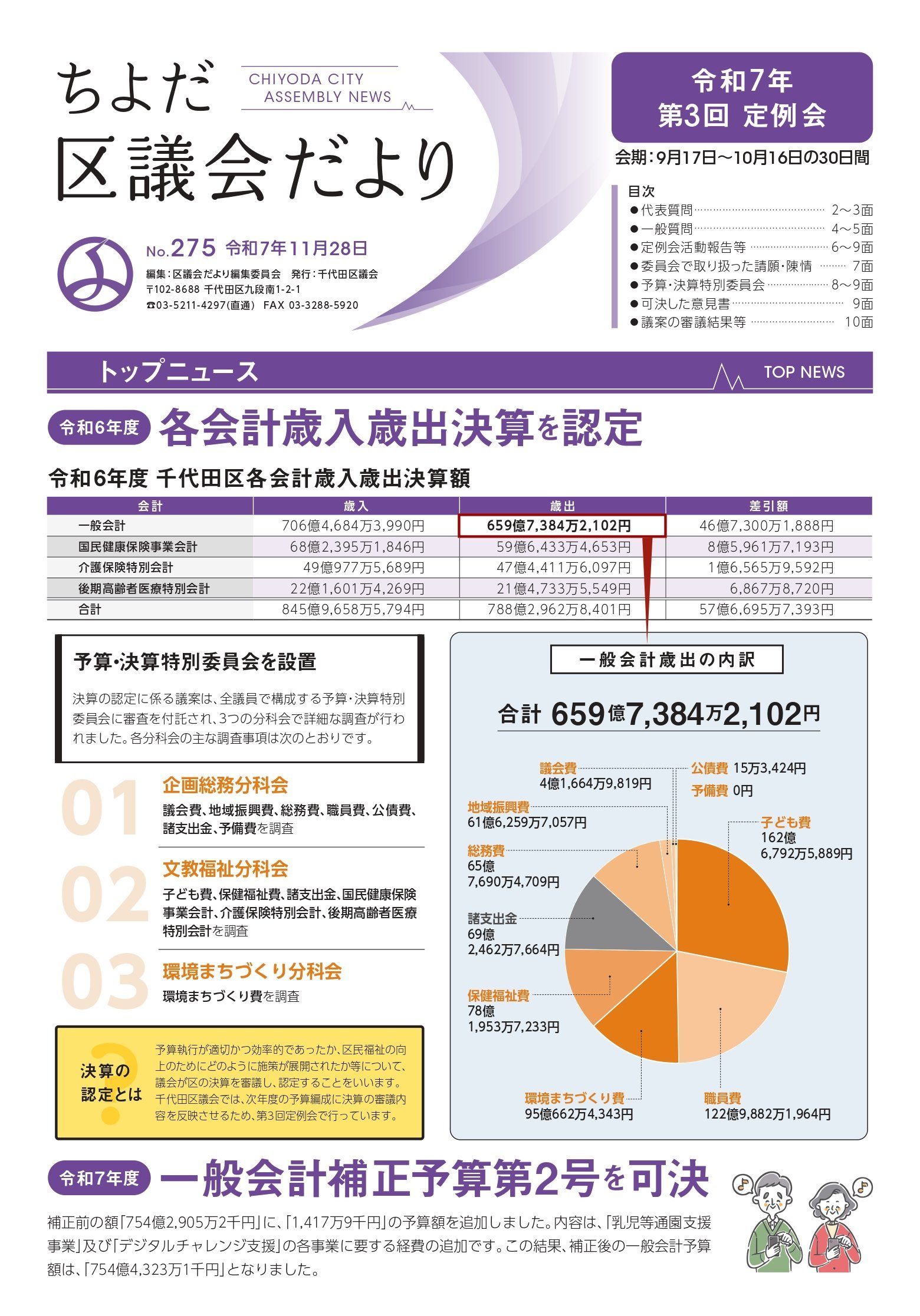 区議会だより　第275号